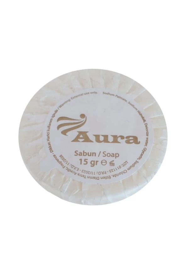 100 Adet Otel Tek Kullanımlık Sabun 15 gr ürün görseli 1