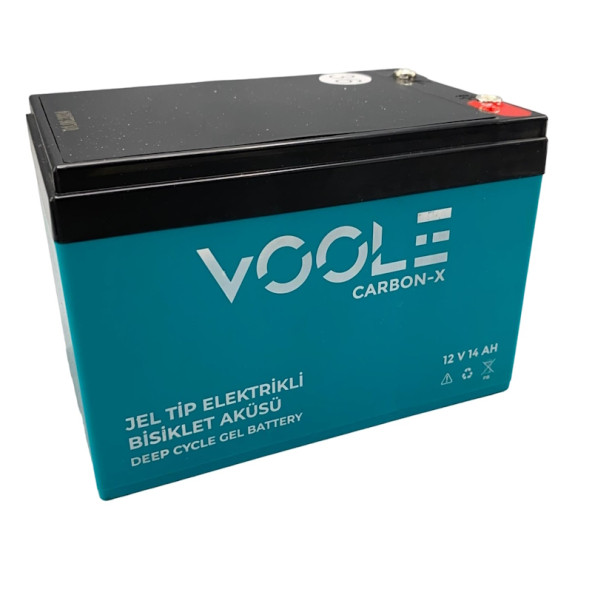 VOOLE 12V 14 AH ELEKTRİKLİ BİSİKLET JEL AKÜSÜ 2024 TARİHLİ