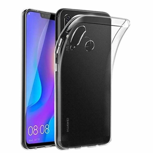 Huawei P40 Lite E Kılıf Ultra Ince Şeffaf Silikon Logis