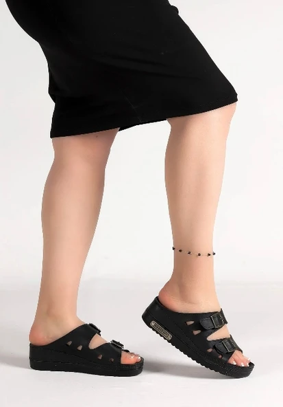 Aryan 07-043 D.r Tavsiyeli Ortapedik Kadın Terlik - Resim 2