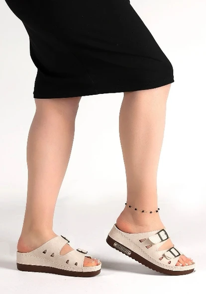 Aryan 07-043 D.r Tavsiyeli Ortapedik Kadın Terlik - Resim 3