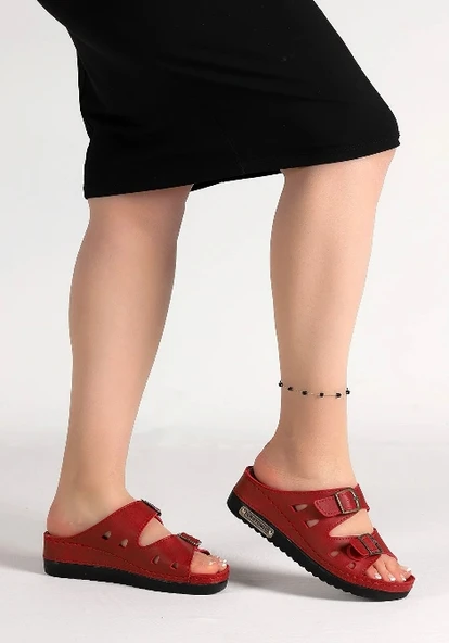 Aryan 07-043 D.r Tavsiyeli Ortapedik Kadın Terlik - Resim 9