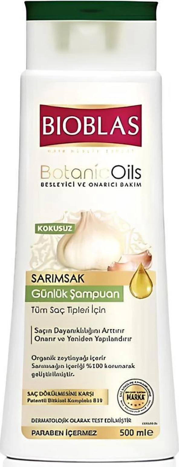 Bioblas Botanic Oils Sarımsaklı Şampuan 500 ml