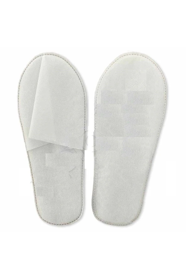 1200 Çift Tela Astarlı Ultrasonik Dikişli Ekonomik Otel Terliği Tek Kullanımlık Kullan At ürün görseli 1