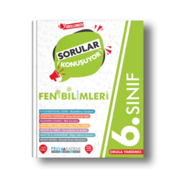 6. Sınıf Fen Bilimleri Sorular Konuşuyor Soru Bankası