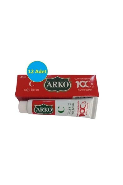 Arko Nem Klasik Yağlı Krem 100 Yıl Özel Seri 12 Adet x 20 cc