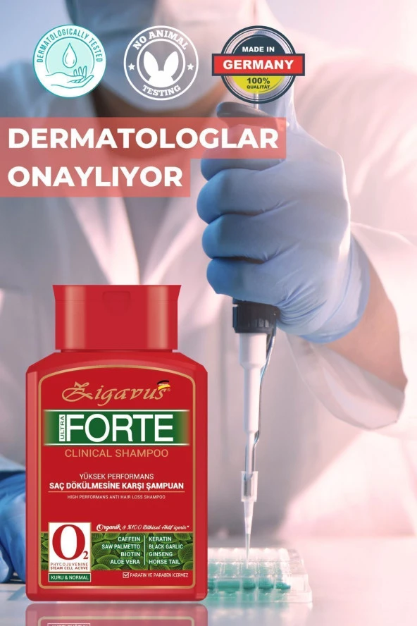 Zigavus Forte Ultra Clinical Dökülme Karşıtı Şampuan 3x300 ml - 6