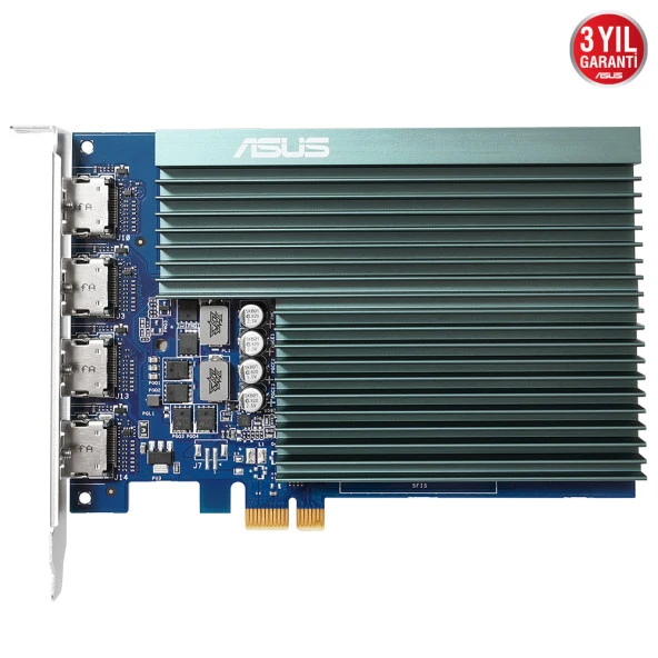 ASUS GT730 2GB 4H-SL-2GD5 GDDR5 64bit 4X HDMI PCIe 16X v2.0 Fansız - 2