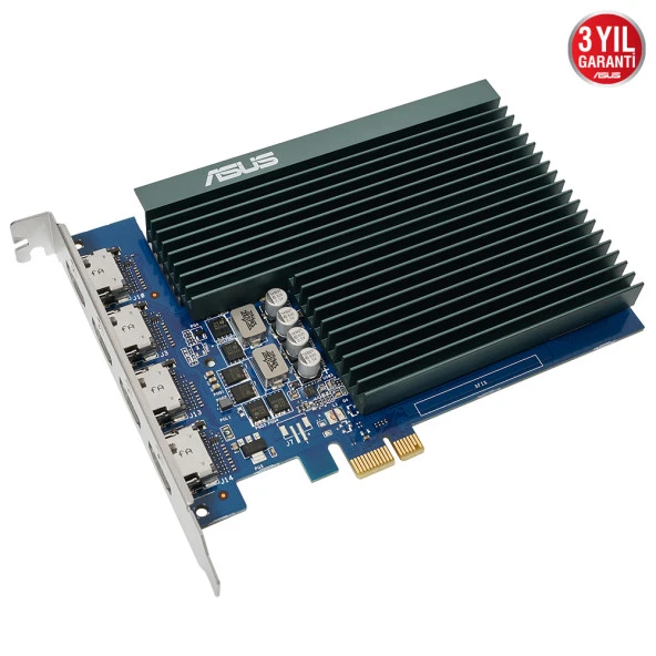 ASUS GT730 2GB 4H-SL-2GD5 GDDR5 64bit 4X HDMI PCIe 16X v2.0 Fansız - 3