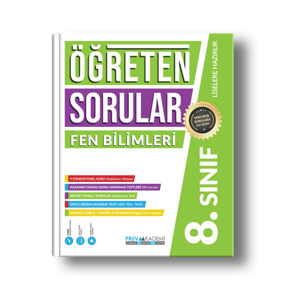 8. Sınıf Öğreten Sorular Fen Bilimleri Soru Bankası