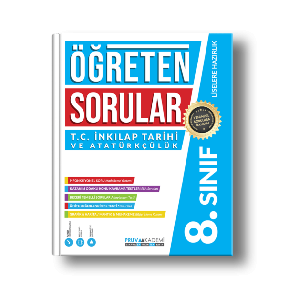 8. Sınıf Öğreten Sorular T.C. İnkılap Tarihi ve Atatürkçülük Soru Bankası