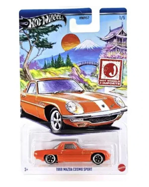 Hot Wheels Temalı J-Imports 1968 Mazda Cosmo Sport HRT00