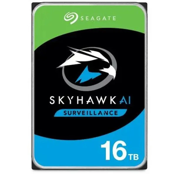 SEAGATE 16TB 3.5" 7200RPM 256MB SATA3 GÜVENLİK DİSKİ SKYHAWK ST16000VE002 - 3