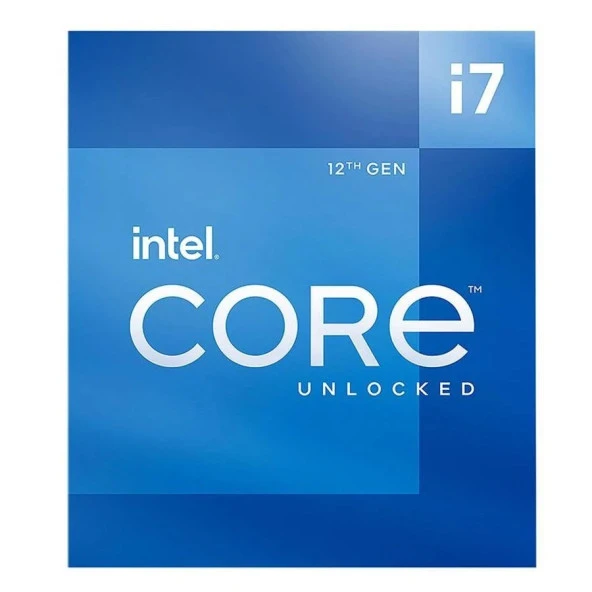 INTEL CORE i7 12700KF 20MB 12çekirdekli VGA YOK 1700p 125w Kutulu+Fansız ürün görseli