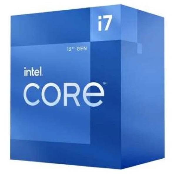 INTEL CORE i7 12700 25MB 8çekirdekli O/B UHD VGA 1700p 65w Kutusuz+Fansız
