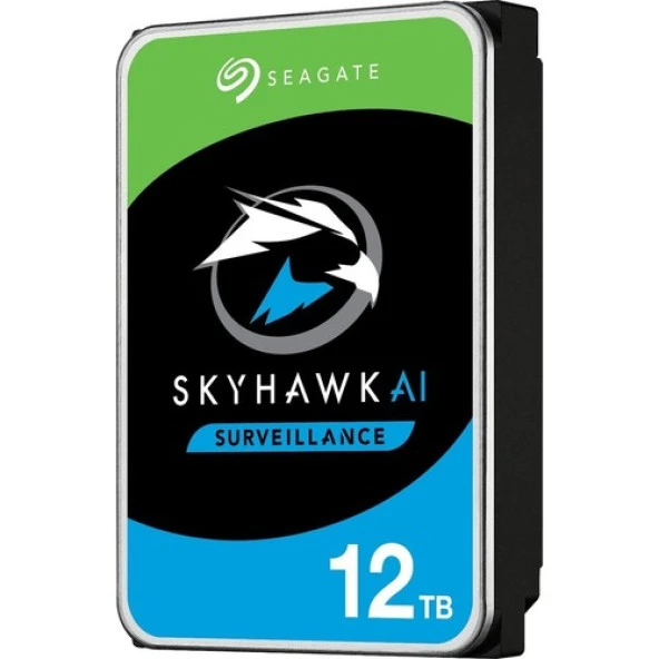 Seagate Skyhawk Aı 12 Tb 7200RPM 256MB Sata3 550TB/Y Rv 7/24 (ST12000VE001)