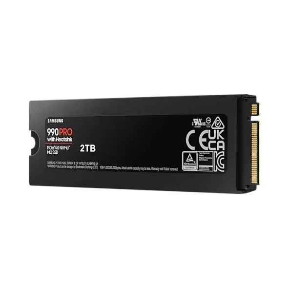 SAMSUNG 2TB 990 PRO MZ-V9P2T0CW 7450-6900MB/s M2 NVME GEN4 DİSK SOĞUTUCULU - 2