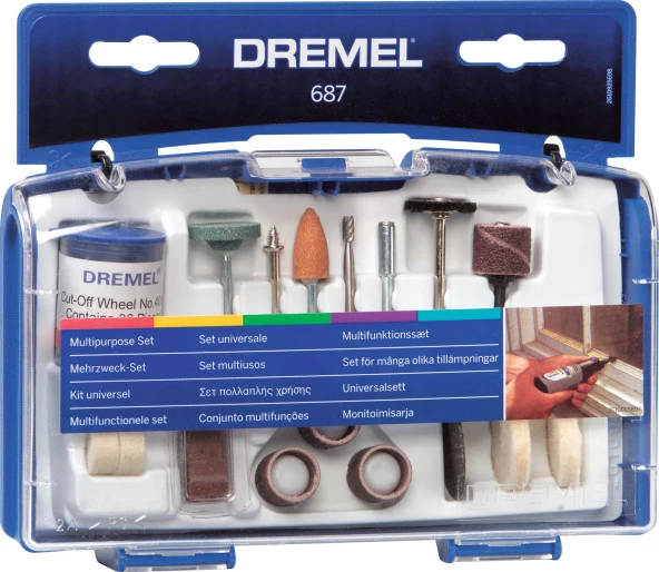 DREMEL ÇOK AMAÇLI AKSESUAR SETİ (687) 52'Lİ