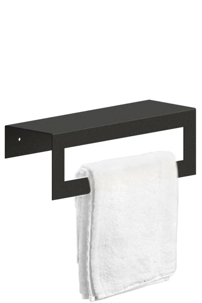 Banyo Havlu Askısı | Raflı Havluluk Ve Askı | Otel Banyo Askısı | Raflı Havluluk 30cm - 2