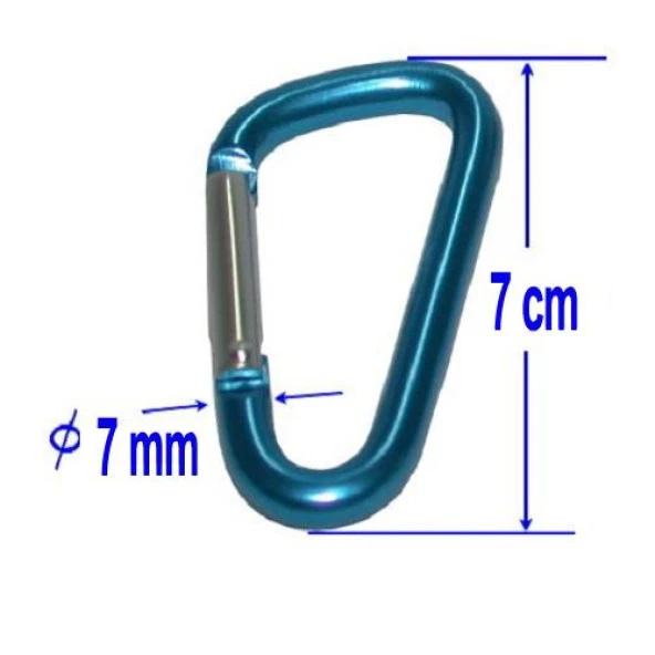 KRAKEN Tutucu Karabina Alüminyum 7 cm - Resim 2