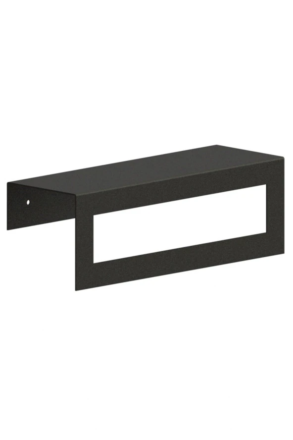 Metal Arkası Askılı Havluluk (30CM) Ve Wc Kağıtlık Modern Tasarım 2 Li Set - 4