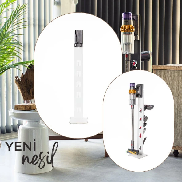 Dyson Uyumlu Dikey Süpürge Standı 3 Farklı Renk Dyson V15 - V12 - V11 - V10 - V8 Modellere Uyumlu - 7