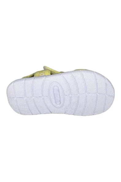 Sarı Yumuşak Baskılı Unisex Çocuk Sandalet - 5