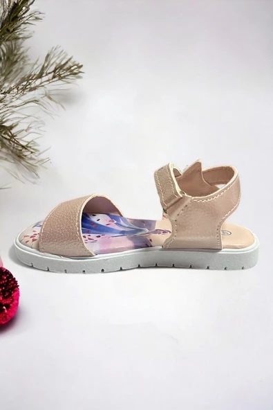 Frozen Pembe Desenli Kız Çocuk Sandalet - 3