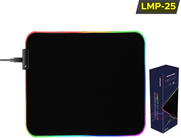 Sprange Mouse Pad Lmp-25 25*30*0,4 Cm Doğal Kauçuk Işıklı