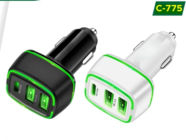 Concord Tel Aks.Şarj Araç C-775 Çift Usb + Pd Girişi - 2