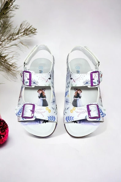 Frozen Deseli Kız Çocuk Sandalet - 3