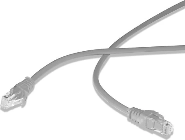 Flaxes Kablo Cat6 Fnk-605 5Mt Patch 23Awg Gri-Sarı-Kırmızı