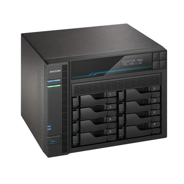 ASUSTOR AS6508T ATOM QC- 8 GB RAM- 8-diskli Nas Server (Disksiz) - 2