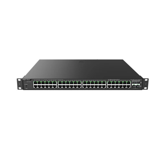 RUIJIE 48port 370w FULL PoE REYEE RG-NBS3100-48GT4SFP-P GIGABIT 4X SFP Yönetilebilir Switch - Resim 2
