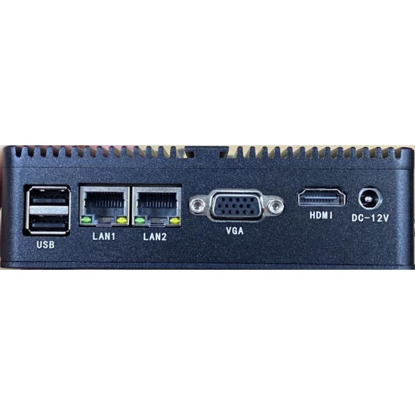 EVATECH Celeron QC J4105 4GB- 128GB SSD- O/B HD VGA FRD Endsütriyel Mini Pc Seri Port - Resim 2