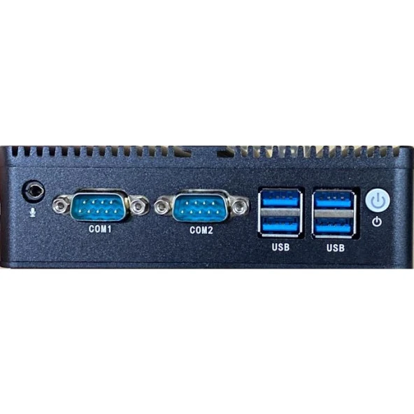 EVATECH Celeron QC J4105 4GB- 128GB SSD- O/B HD VGA FRD Endsütriyel Mini Pc Seri Port - Resim 3