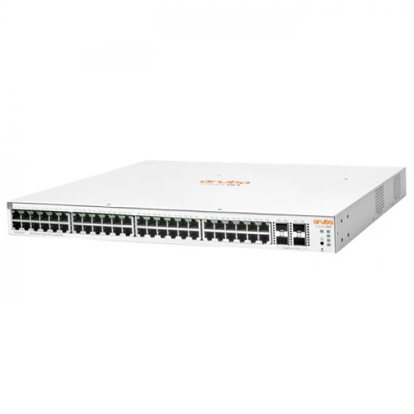 Aruba 48Port 370W Full Poe Instant On 1930-48G Jl686a Gıgabıt 4Xsfp+ Yönetilebilir Switch Rackmount