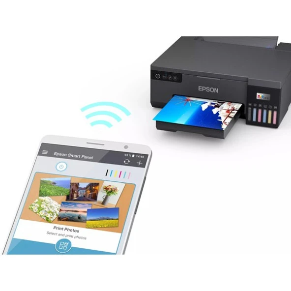 EPSON A4 L8050 Renkli Fotoğraf Yazıcısı Tanklı Usb,Kablosuz - 3