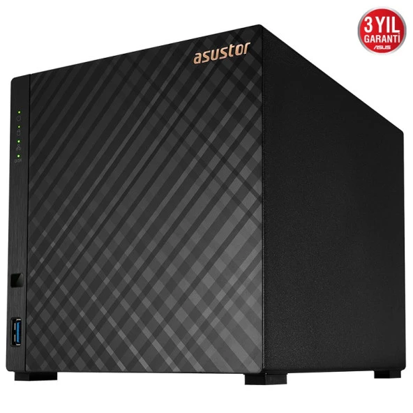 ASUSTOR AS1104T REALTEK QC 1GB RAM 4-Diske kadar Destekli Nas server (DİSKSİZ) - 2