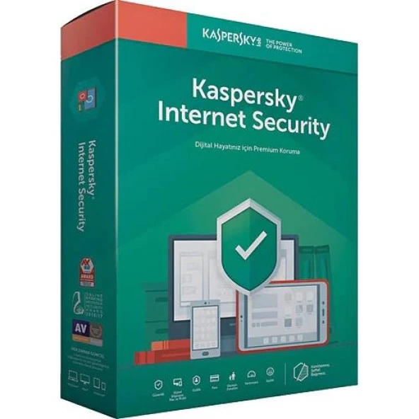 KASPERSKY Internet Security Trk Kutu 1yıl 2 kullanıcı