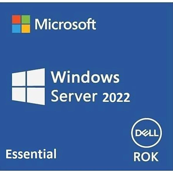 DELL 634-BYLI Windows Server Essentials 2022 Rok 64bit 25 Kullanıcı