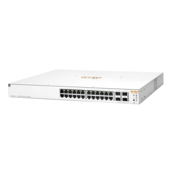 ARUBA 24port 195w FULL PoE Instant On 1930-24G JL683B GIGABIT 4XSFP+ Yönetilebilir Switch RackMount - Resim 2