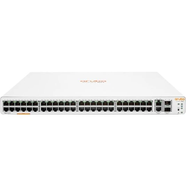 ARUBA 48port Instant On 1830-48G JL814A GIGABIT 4xSFP Yönetilebilir Switch RackMount - 1