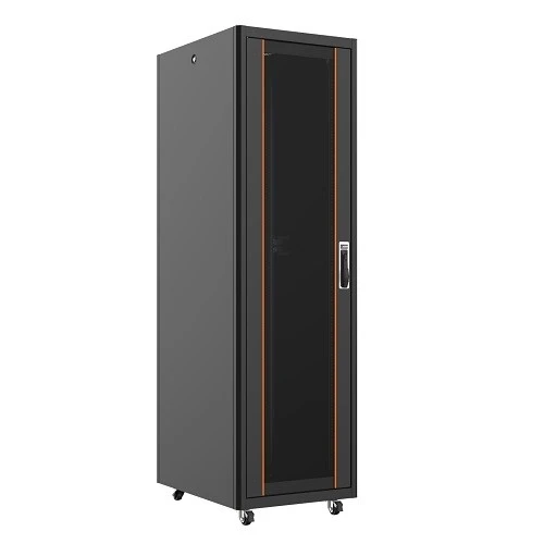 AGER 26U 600x800mm Dikili Tip Siyah Kabinet Agena AG-AN26U6080S1 Cam Kapak ürün görseli