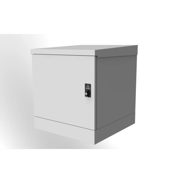 AGER 9U 600x600mm IP66 Dış Ortam Duvar Tipi Kabinet AG-OB09U6060B2-D-A-M1 Basic - 6