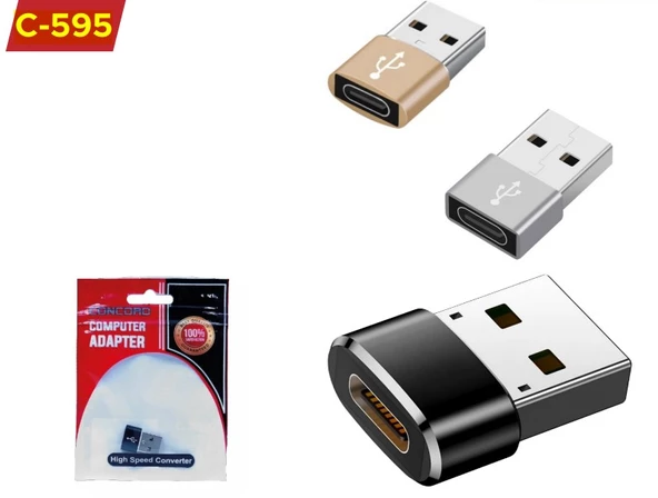 Concord Çevirici C-595 Otg Type-C To Usb Dönüştürücü