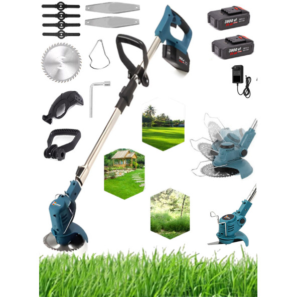 Wacker Germany Wanzell ASR 776 Series Çim Çalı Ot Biçme Tırpanı Teleskopik Uzatmalı - 2