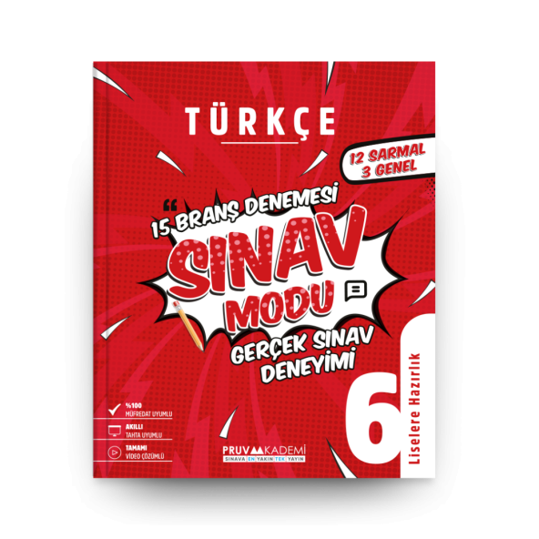 6. Sınıf Sınav Modu Türkçe Branş Denemesi