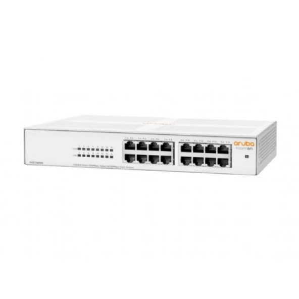 ARUBA 16port Instant On 1430-16G R8R47A GIGABIT Yönetilemez Switch Masaüstü