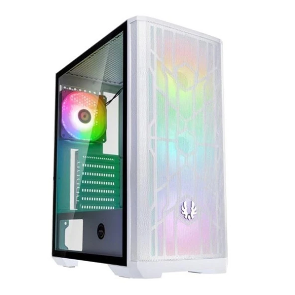 BITFENIX 750W 80+ NOVA MESH SE TG NSE-300-WWGKW-4A Gaming Mid-Tower PC Kasası Beyaz - 1